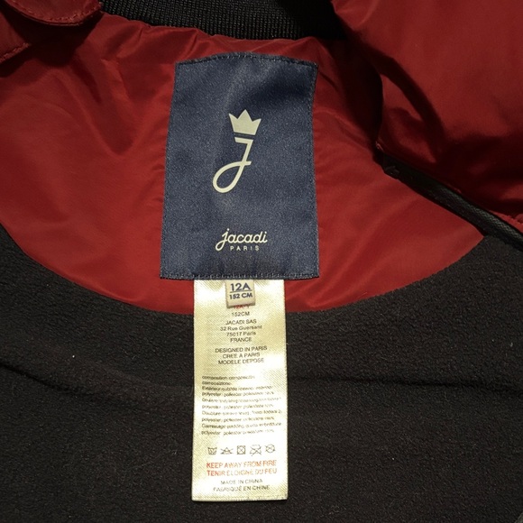 Jacadi Red and Black Jacket - Picture 3 of 3